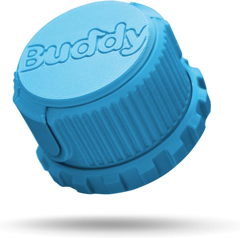 Bow Buddy Store Violin Rosin & Bow Tool – Drop-Resistant, Refillable Rosin with Rotating Cover Guide & Integrated Bow Wrench for Violin, Viola & Cello (Sky Blue) - Image 4
